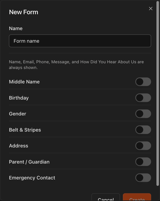 Creating A Form For Your Website overview