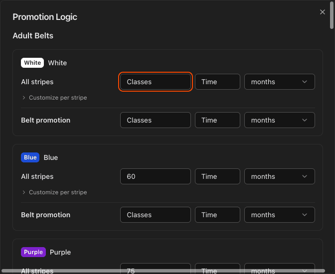 Edit Your Promotion Logic overview