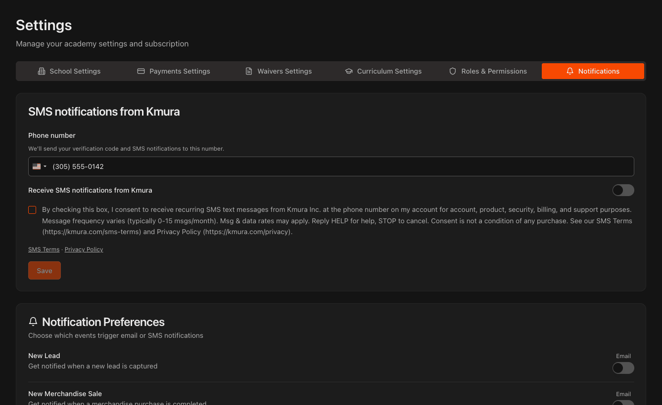 Set Up Your Notifications overview