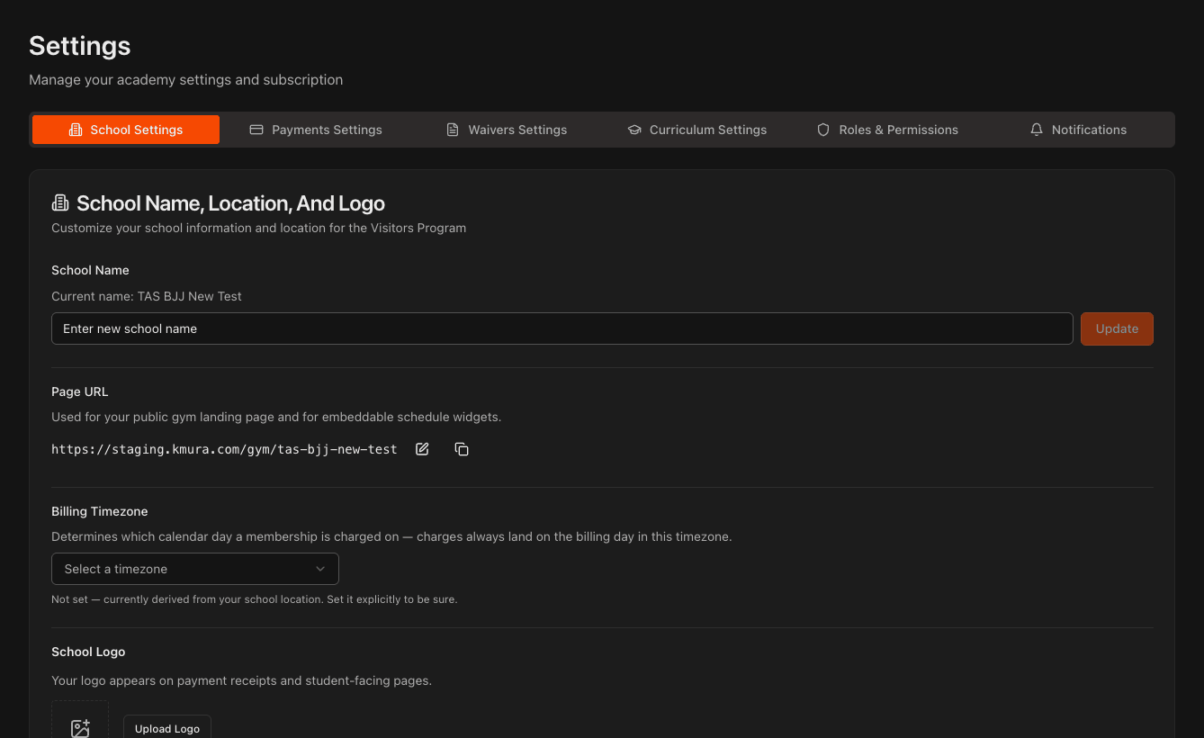 Set Up Your Settings overview
